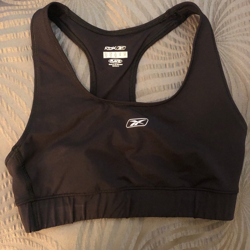 Reebok Black Sports Bra XS